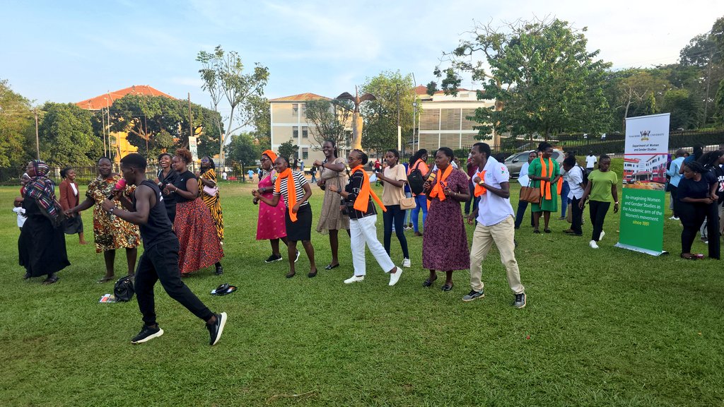 MakerereIGDS's tweet photo. The Event ended with a photo moment with the Ag. Vice Chancellor Professor @SsaliSarah who also led participants in a powerful aerobics session.

#16DaysOfActivism https://t.co/CBztiERyNL