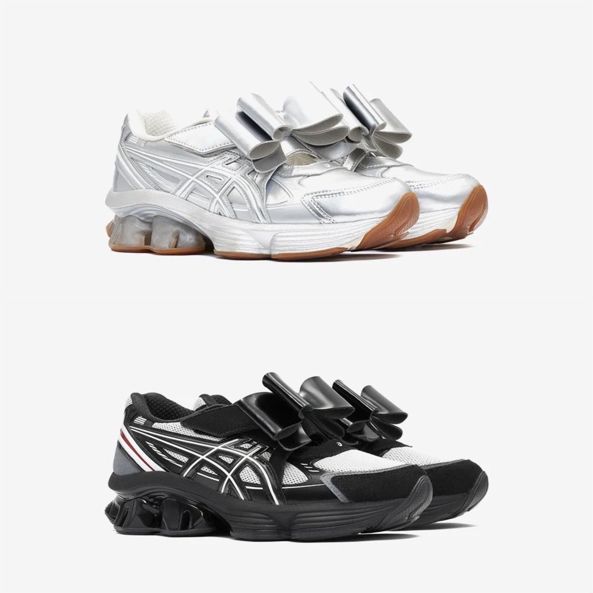 SHUSHU/TONG x Asics リボンをあしらった Gel-Kinetic Fluent が現地