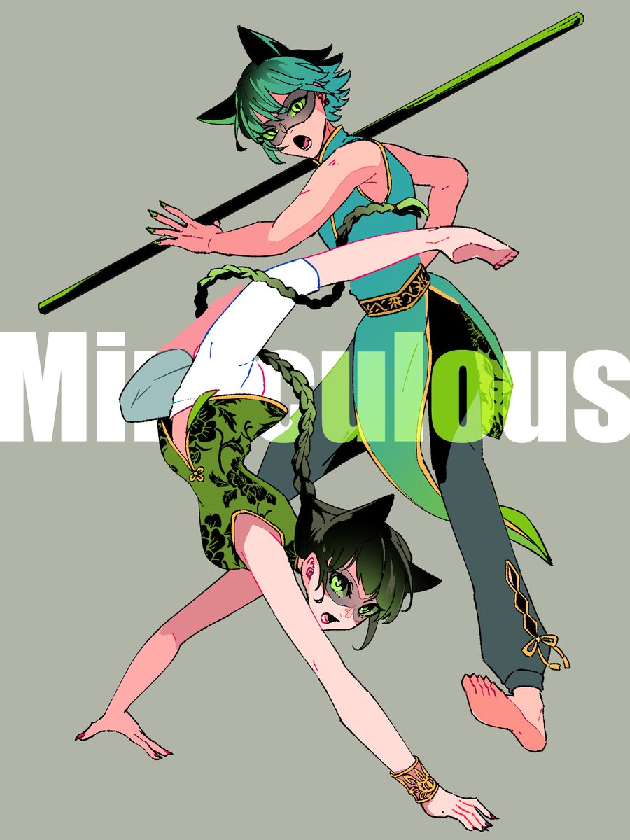 uneko_anime's tweet image. 💙💚🐈‍⬛🐈‍⬛

#lukanette