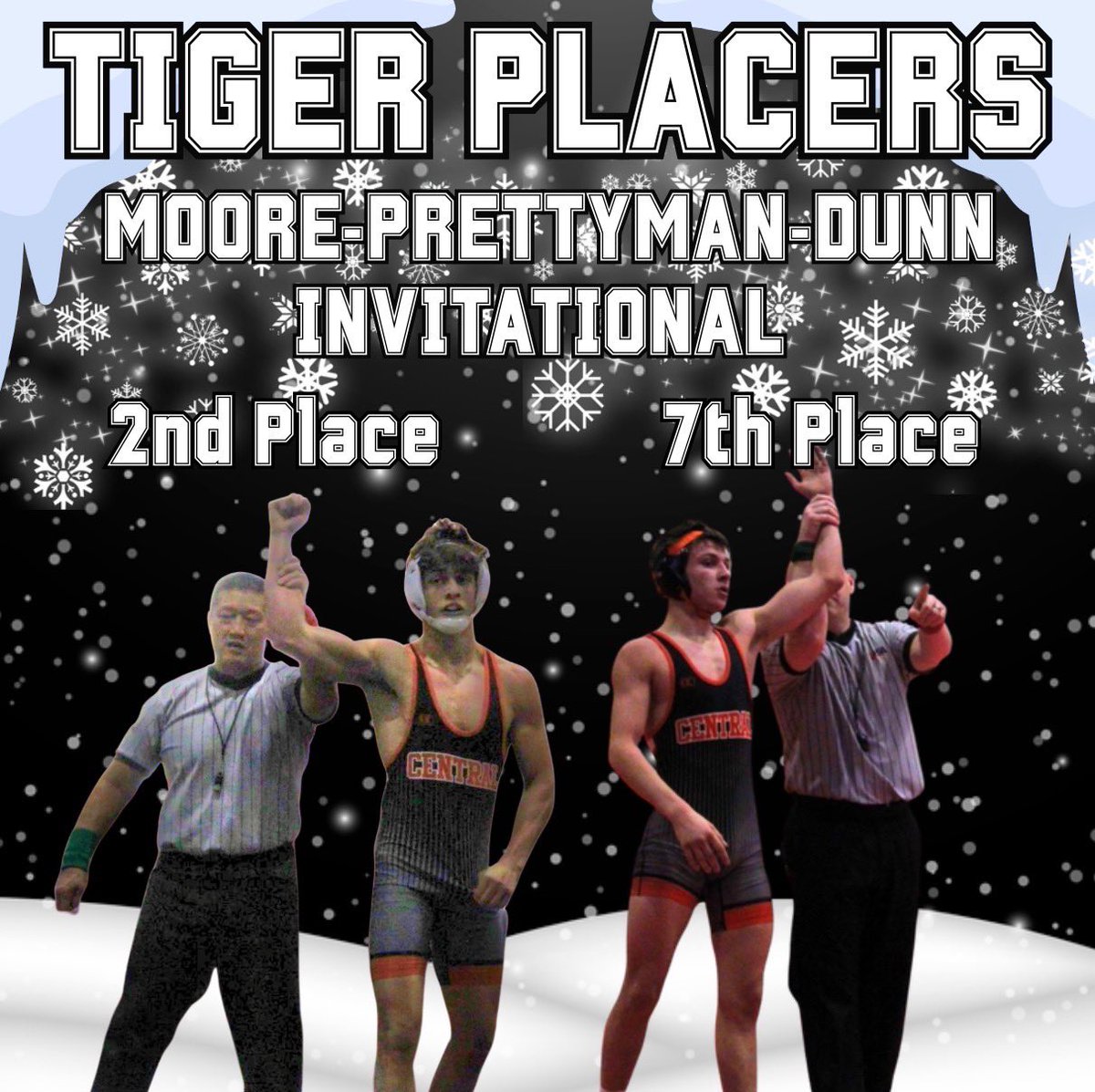 After a very long day of wrestling (two days scrunched into one due to weather), two Tigers reached the podium. Congratulations Nick Marchese (144) for placing second and Brandon Carbone (132) for placing seventh! Go Tigers!