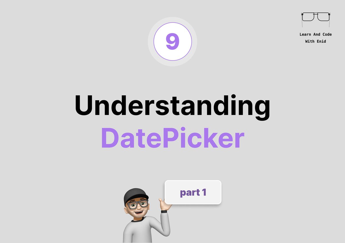 ios_dev_alb's tweet image. SwiftUI - Understanding DatePicker (Part 1) is now available to LACWE members 🎉

5 new visuals

→ learnandcodewithenid.com