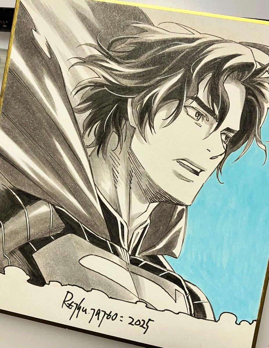 ミニ色紙/アブソリュートスーパーマン