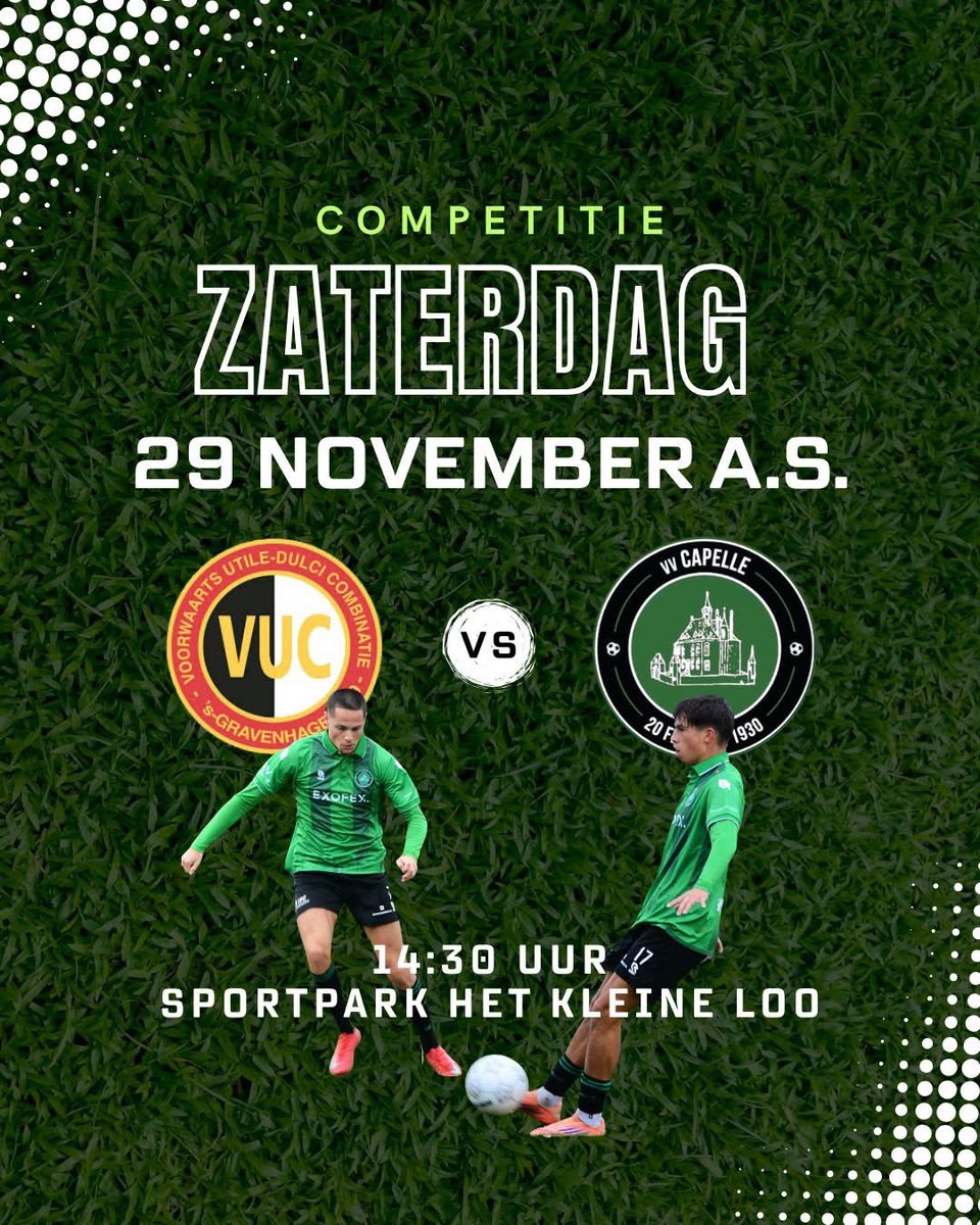 <a href="/vv_capelle/">V.V. Capelle</a> komt niet verder dan een 1-1 gelijkspel bij hekkensluiter <a href="/hsvvuc/">HSV VUC</a> <a href="/vierdedivisie/">vierdedivisie</a>