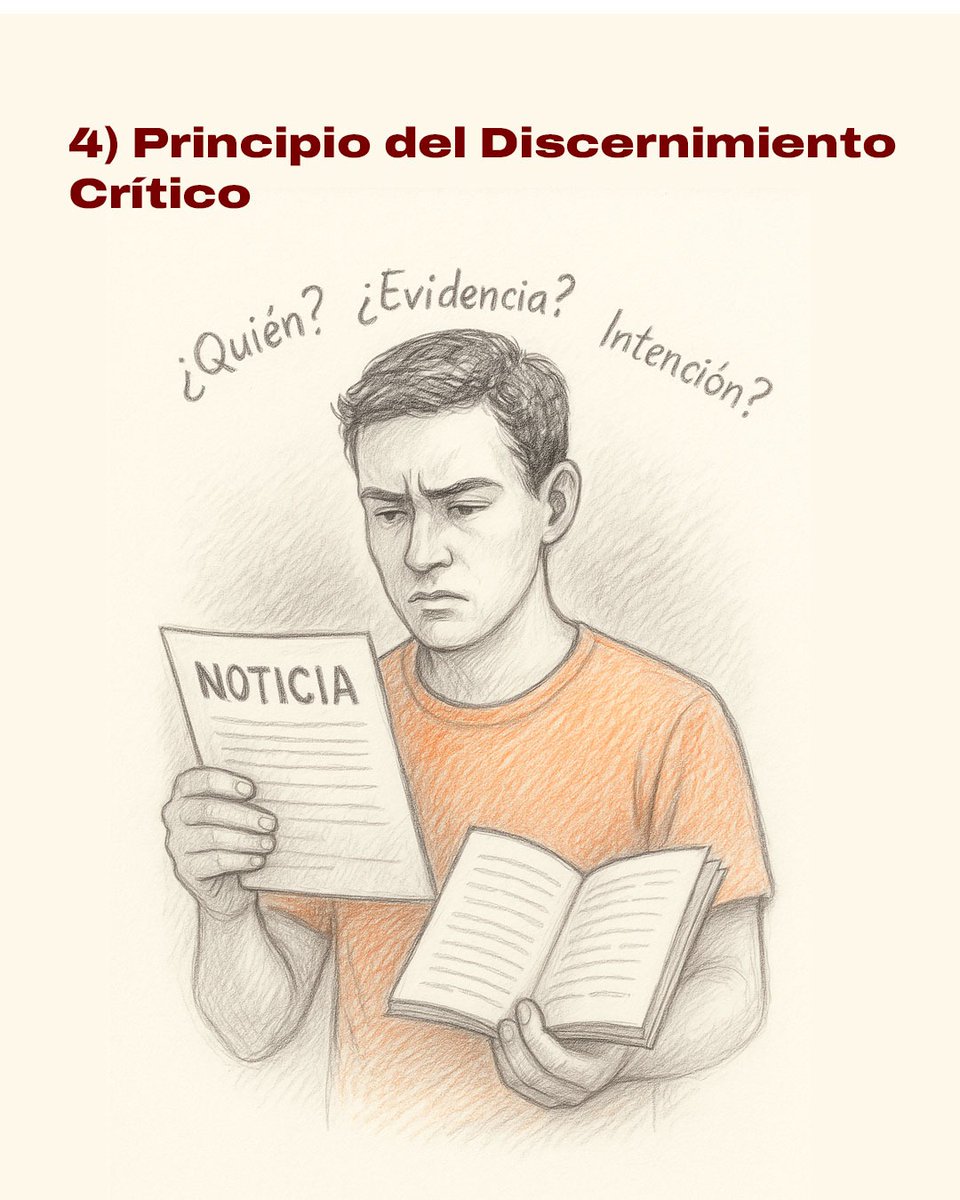 LabPazVe's tweet image. Discernir la información es un modo de defensa emocional y también política. No significa desconfiar de todo, sino aprender a preguntar, contrastar y no dejar que nuestra mente se convierta en un campo de manipulación.   

¿Quién lo dice? ¿Con qué evidencia? ¿Con qué intención?