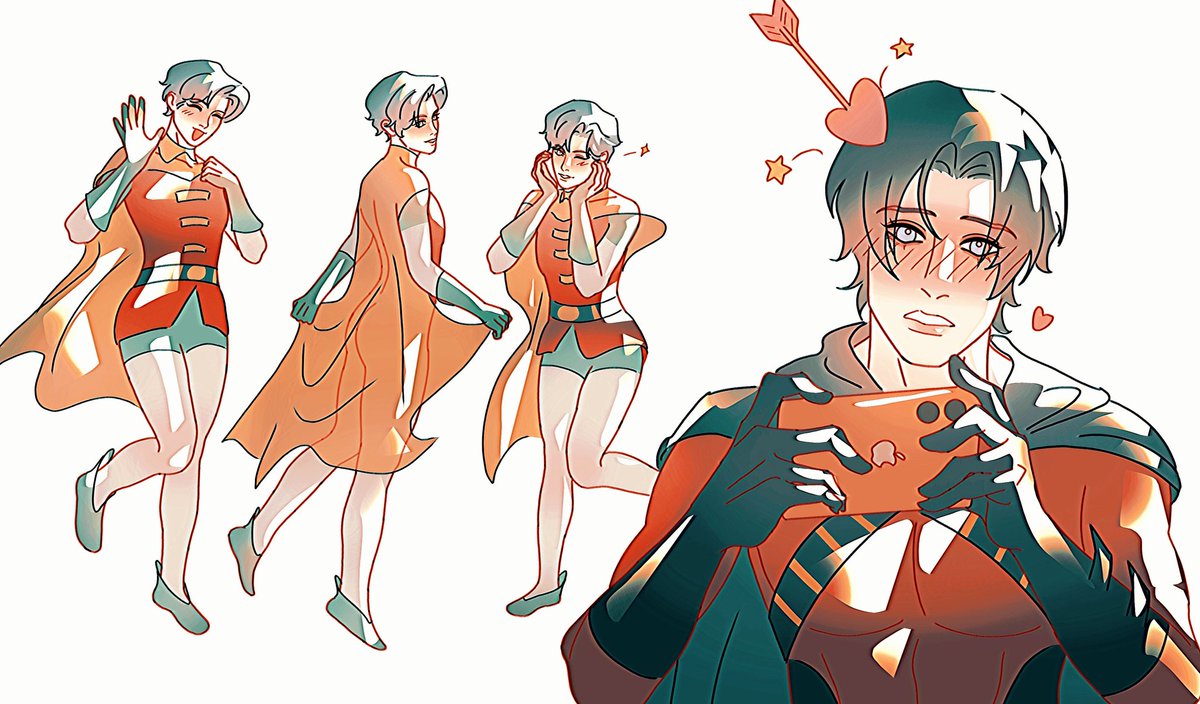 #TimDick 
oh how he wanted to meet the first robin
just like timbo interact with robin dickie since he worship him and give him a chance our ducktective will tons of photos

Artist: 莉薇Levi