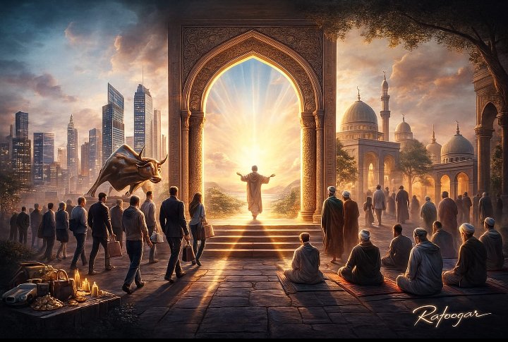 rafoogar_44's tweet photo. Sufism's spiritual doors lead the West, having reached the pinnacle of materialism, to seek solace. As the West embraces this path, Muslims, who discarded their heritage due to Western-inspired inferiority complex, may rediscover spirituality as the key to salvation.
#Sufism https://t.co/RqVtuN2upR