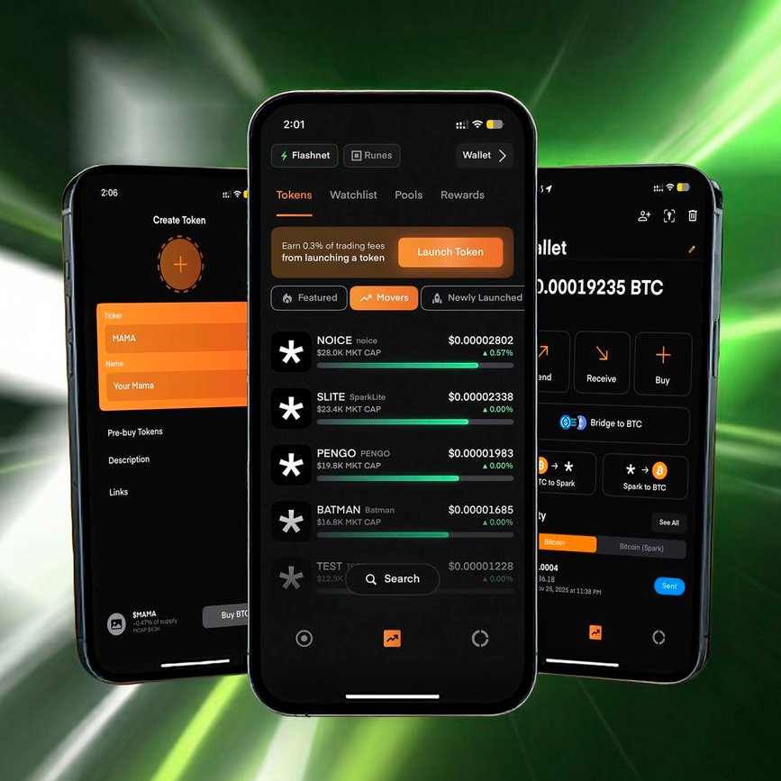 timweb3_'s tweet image. Forget Thanksgiving, it&apos;s time to make it all back !!
They said Bitcoin Defi was dead
They said Bitcoin memecoins were dead
They said Ordinals were dead 
is what we will say after tokens on SPARK will bring us back ! Be ready for December 1st LAUNCH!!! 

1. download @SatGoBTC…