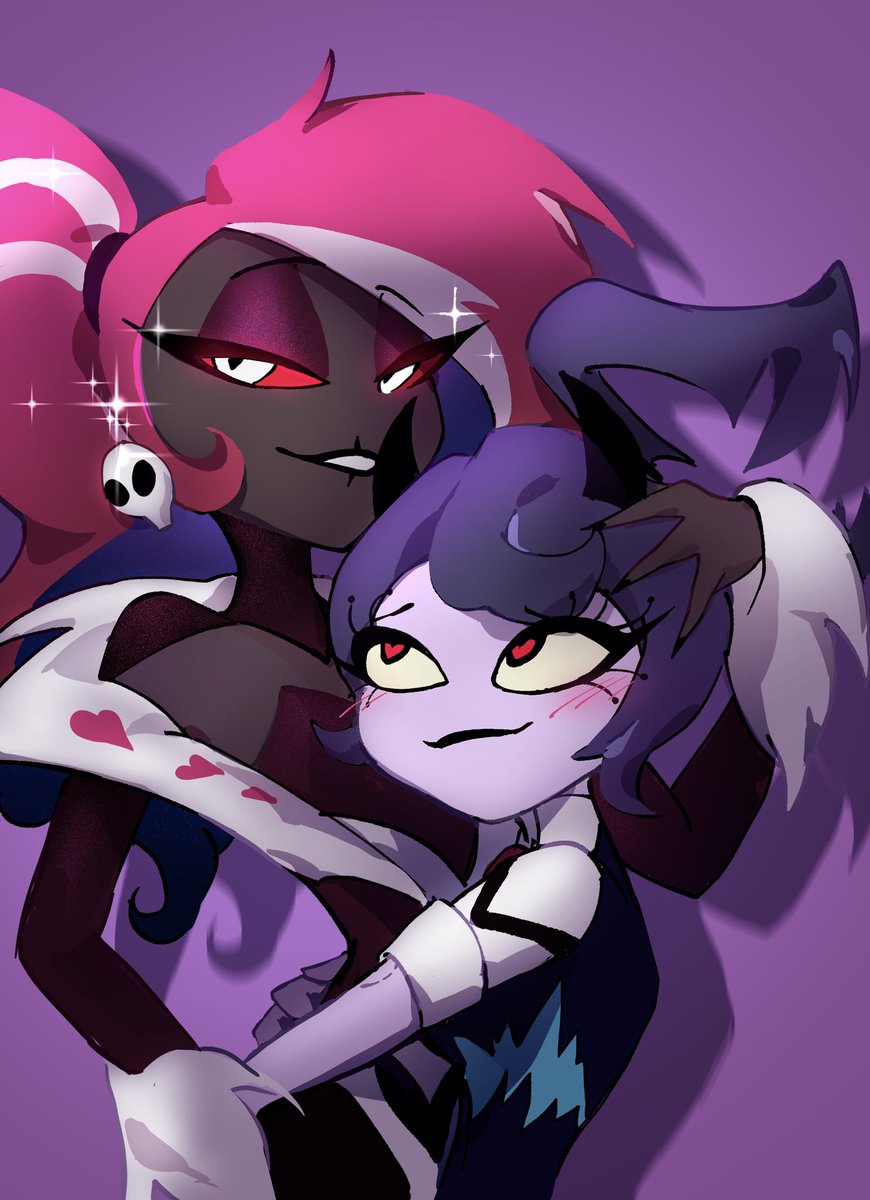 yunnzaii's tweet photo. 💘… #Velvette #Melissa #hazbin #hazbinhotel #HazbinHotelFanart #velissa https://t.co/NrFp2VDwB8