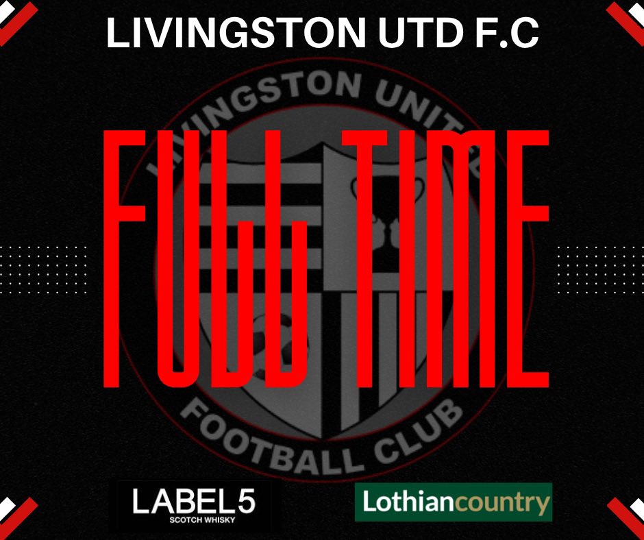 Livingston_utd's tweet photo. ⚽️ FULL TIME ⚽️

Livingston Utd 0-0 Pumpherston https://t.co/5XnECwkHyC