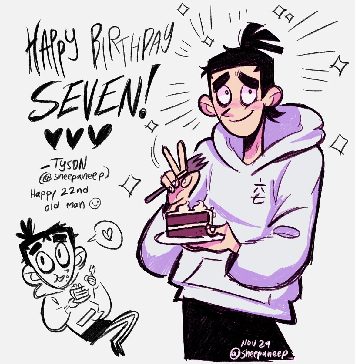 HAPPY BIRTHDAY RAZOR FIVE I MEAN SCISSOR SEVEN 💝💝💝💝💝💝💝💝 #ScissorSeven #fanart