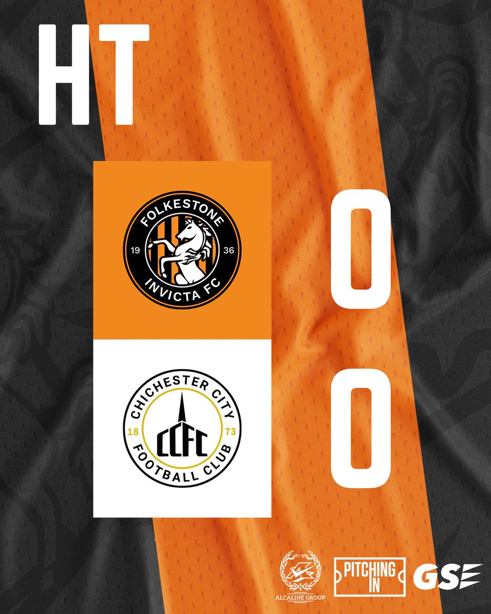 FIFC's tweet image. All square at the break 

#fifc | 🟠⚫️