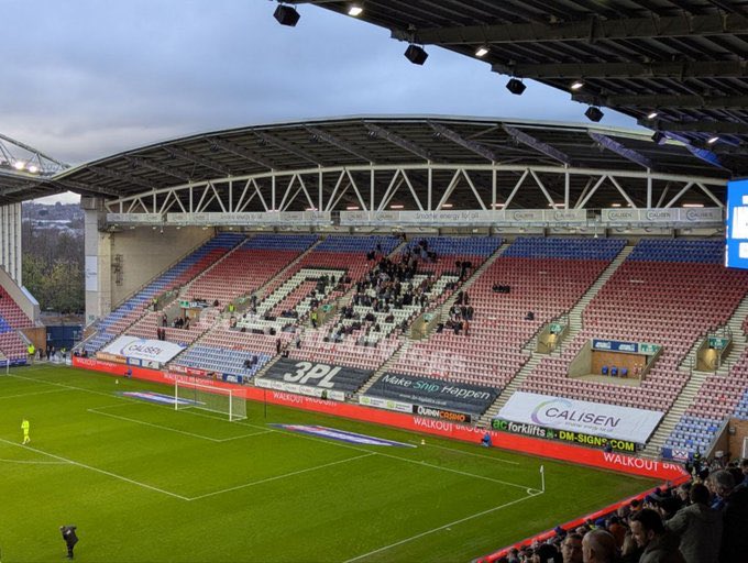 LeagueOne25's tweet image. 200 Stevenage fans at the Brick Community Stadium to face Wigan Athletic today 👏 

#StevenageFC #wafc