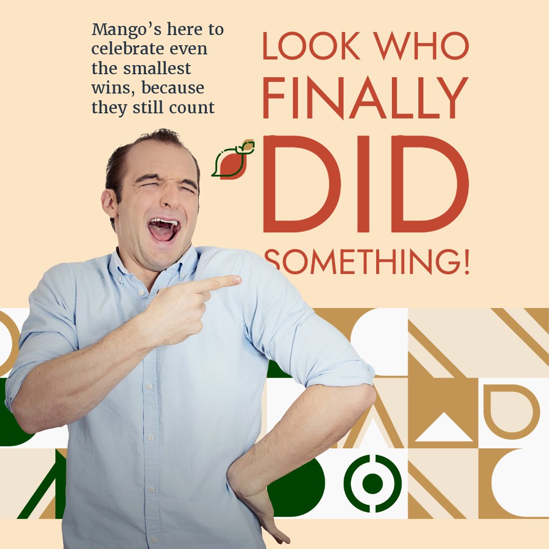 GoMangoApp's tweet image. Did you answer one email? Folded half your laundry?
That’s productivity, baby.

Join Mango and start celebrating your micro-wins 

#MangoApp #ProgressNotPerfection #CelebrateSmallWins #ADHDCommunity #SelfKindness #NoHustleCulture