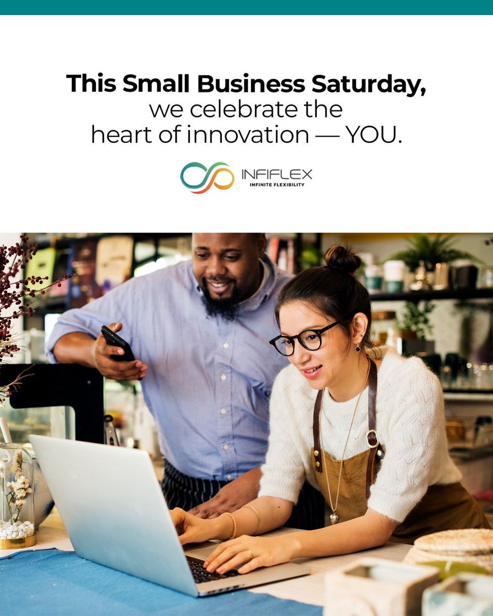 InfiflexINC's tweet image. Infiflex supports small businesses: courage, late nights, big dreams. We create smarter tech, rom conversion-ready websites to time-saving AI tools. 

Visit infiflex.com  to simplify, scale, and Thrive this holiday season. 

#Infiflex #SmallBusiness