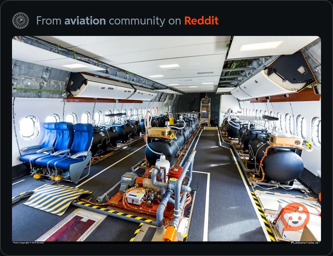 Saw this image pop up in an aviation forum. Got me reading about Stratospheric Aerosol Injection aircraft, capable of carrying and dispersing aerosols. Is that what this is? #Geoengineering #ClimateScience