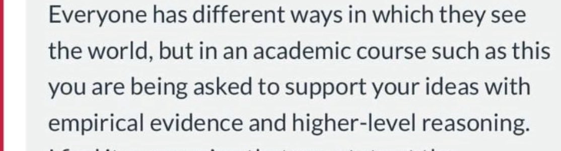 This story is such a great representation of how ridiculous the anti woke/anti intellectualism movement on the right is. Apparently evidence and reasoning is too much to ask for, so the student would rather cancel the professor (whose trans identity is irrelevant). Pathetic.