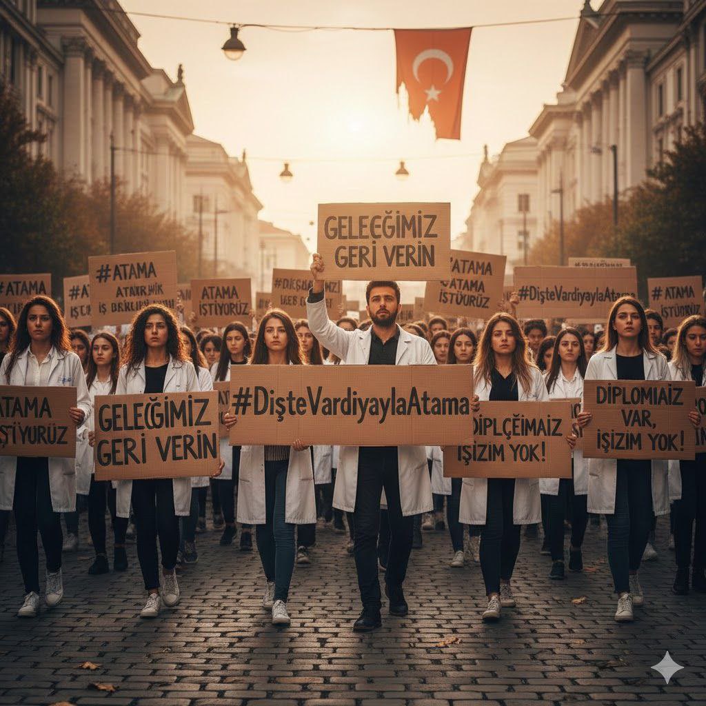 Hizmet kalitesi ve istihdam için çözüm: 10.000 kadro! Vardiya sistemi ile mesai saatleri uzatılmalı, ADSM'ler açılmalıdır. Atanamayan meslektaşlarımız göreve başlasın. Sağlık hizmetlerine ulaşım haktır. #DişteVardiyaylaAtama