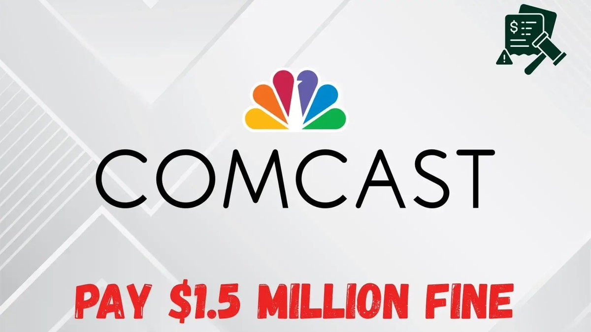 dailytechonx's tweet image. Comcast settles with FCC, agreeing to a $1.5M fine over a vendor data breach affecting 237K customers. Highlights the need for robust data security and vendor oversight. Link: thedailytechfeed.com/comcast-settle… #Comcast #FCC #Fine #Breach #Security #Technology #Privacy #Protection #Vendor…