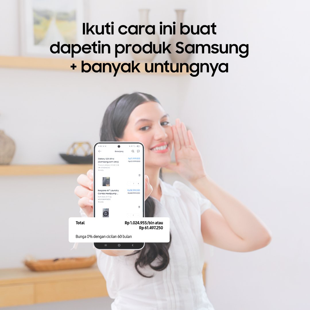 samsungID's tweet image. 📢 SWIPE sampai habis buat tau cara dapetin keuntungan berlimpah!

#WhyNotMore Belanja product Samsung dengan 0% installment cicilan sampai 60x, exclusive benefit, plus proteksi Samsung Care+, semua cukup di Samsung Shop App &amp;amp; samsung.com/id!💙

Reply dengan wishlistmu🤫