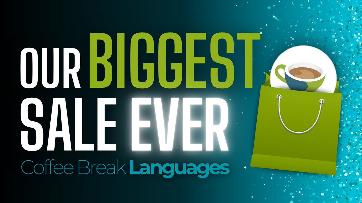 Our BIGGEST sale ever is here! 🎉
Take your language skills to the next level with 50% off all our courses – only until Tuesday 2nd December. Don’t miss it! 👉bit.ly/cblanguages25