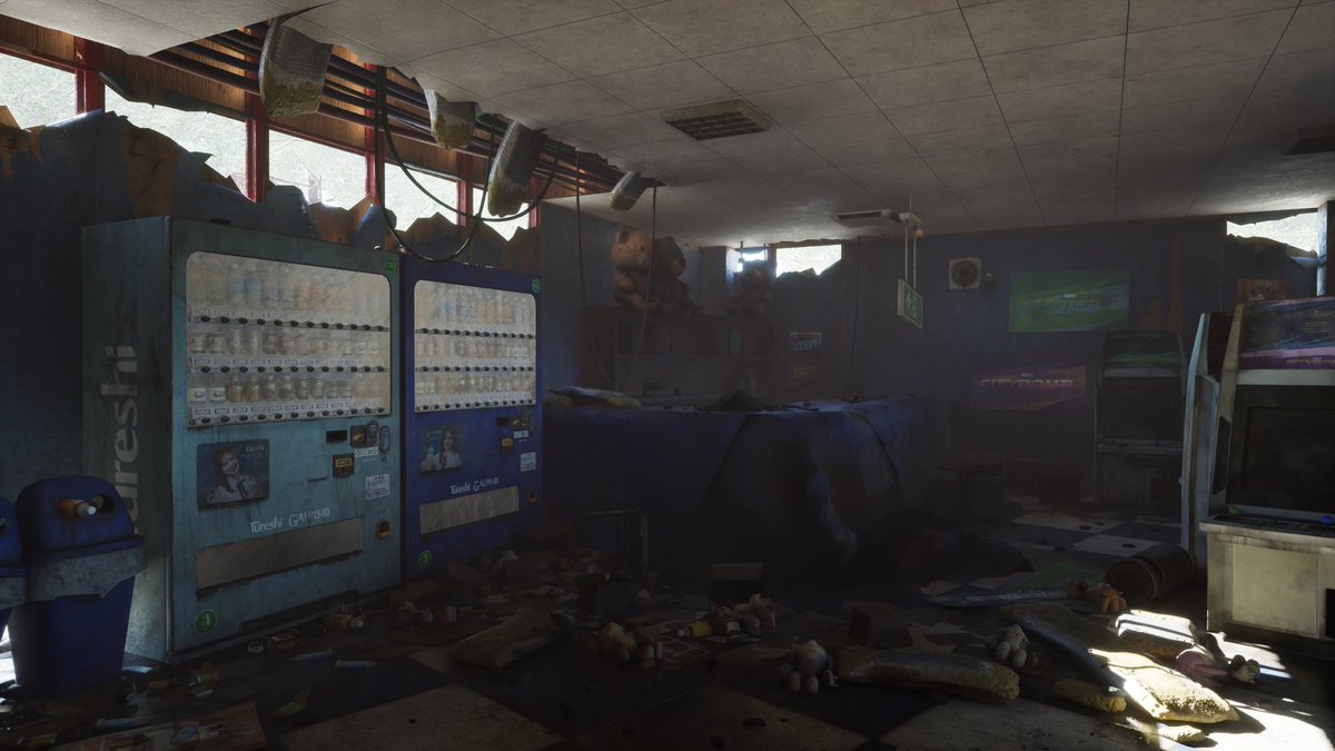 mattheogfx's tweet image. Fukushima Japan Abandoned Arcade

Full project breakdown:
artstation.com/artwork/0lwWLG

#UnrealEngine5 #blender #gameart
