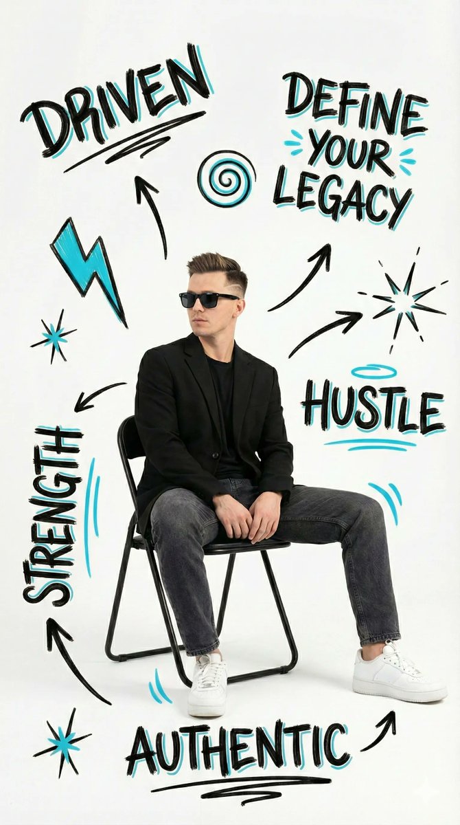 Graffiti portrait man