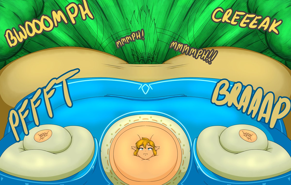 ToffeeCowVT's tweet image. Shaded YCH comm for @Rando_6121 

Mixing Octo Balloons and Fairies to a dish has a unique side effect