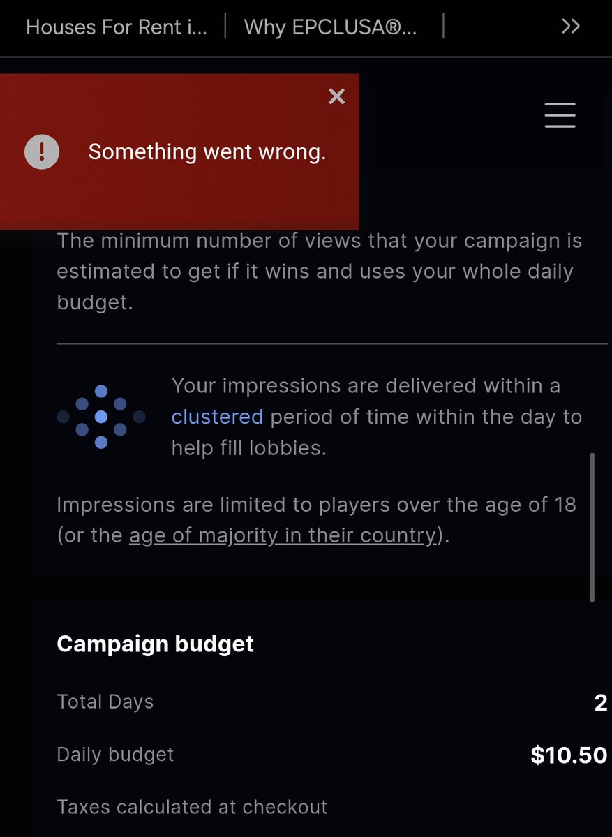 PriceOmir's tweet image. Can yall fix this well yall at it bc all day yesterday I been getting these error!!!