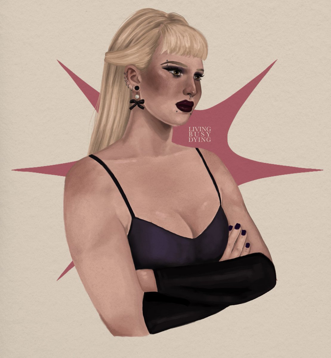 livingbusydying's tweet image. And here’s a little Drew 🔪🫐 #aftg #andrewminyard