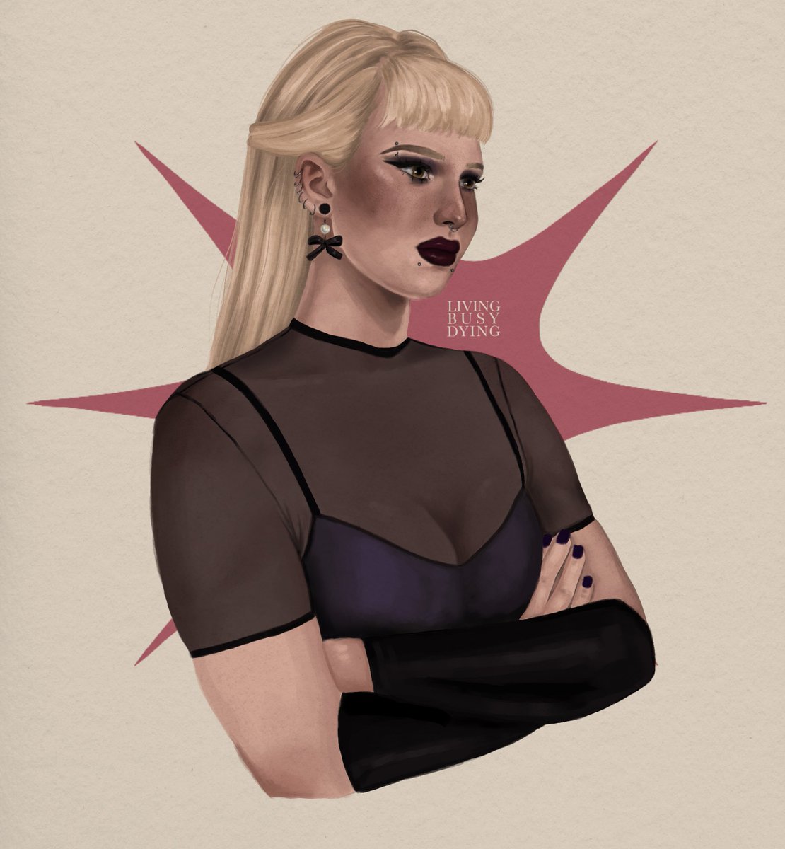 livingbusydying's tweet image. And here’s a little Drew 🔪🫐 #aftg #andrewminyard