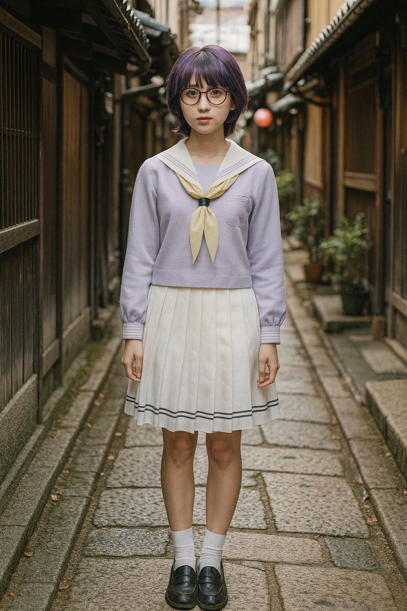 SanShiroH_X's tweet image. Chat GPTとNano Banana Proで背景付き画像を作成。
「布沢久美子 / ウイングマン」京都散策編
#chatgpt5 #NanoBananaPro  #ウイングマン

今回は前回AIモデリングで作成した画像を元にChat GPTで背景付きの画像を作り、それをNano Banana Proで加工しています。…