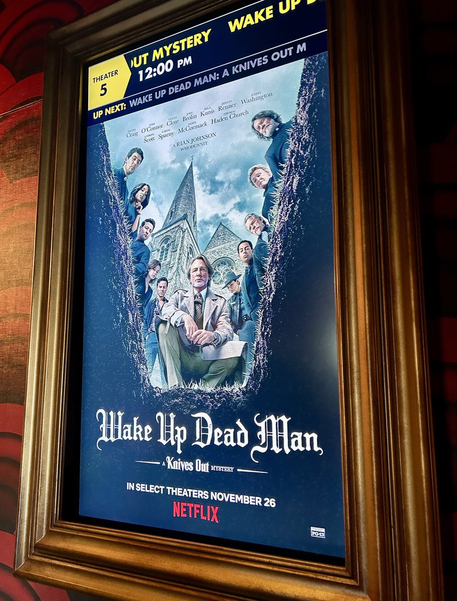 kevmikwa's tweet photo. Hey, @rianjohnson … I just saw “Wake Up Dead Man”. I hope you make 50 more “Knives Out Mysteries” … so very well done, from the first minute to the last. I hope the sun gets an Oscar nod for “Best Supporting Star” as it was featured - or obscured on purpose - in a few places. https://t.co/i9oRBYJ0SJ