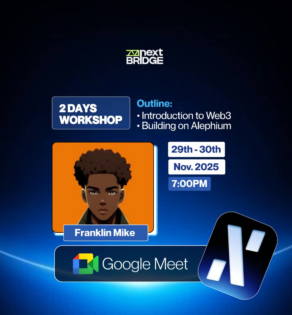 da_tekii's tweet image. Hosted My First Workshop  Today on Introduction to web3 as a DevRel for @nextbridge_afr Got to answer alot of questions  and simplify web3 terms for newbies, Glad for the turn up for the event we only up from here. 
See you tomorrow for Day2
#devrel 
#DeveloperCommunity
