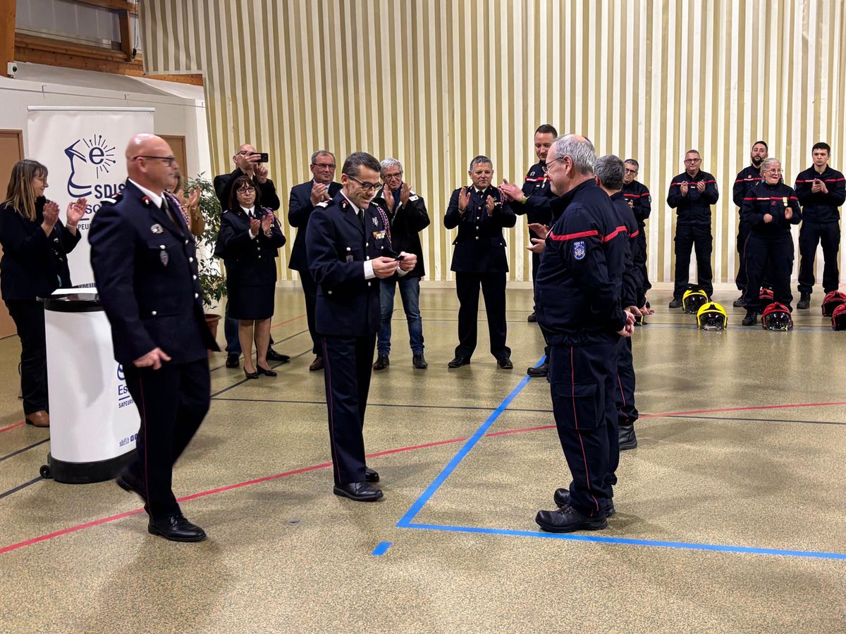 Suite des Sainte Barbe au <a href="/sdis91/">Sapeurs-pompiers 91</a> avec ce 29 novembre au Cis @vertlegrand remise de médailles <a href="/UDSP91/">UDSP 91</a> par notre Vice-President