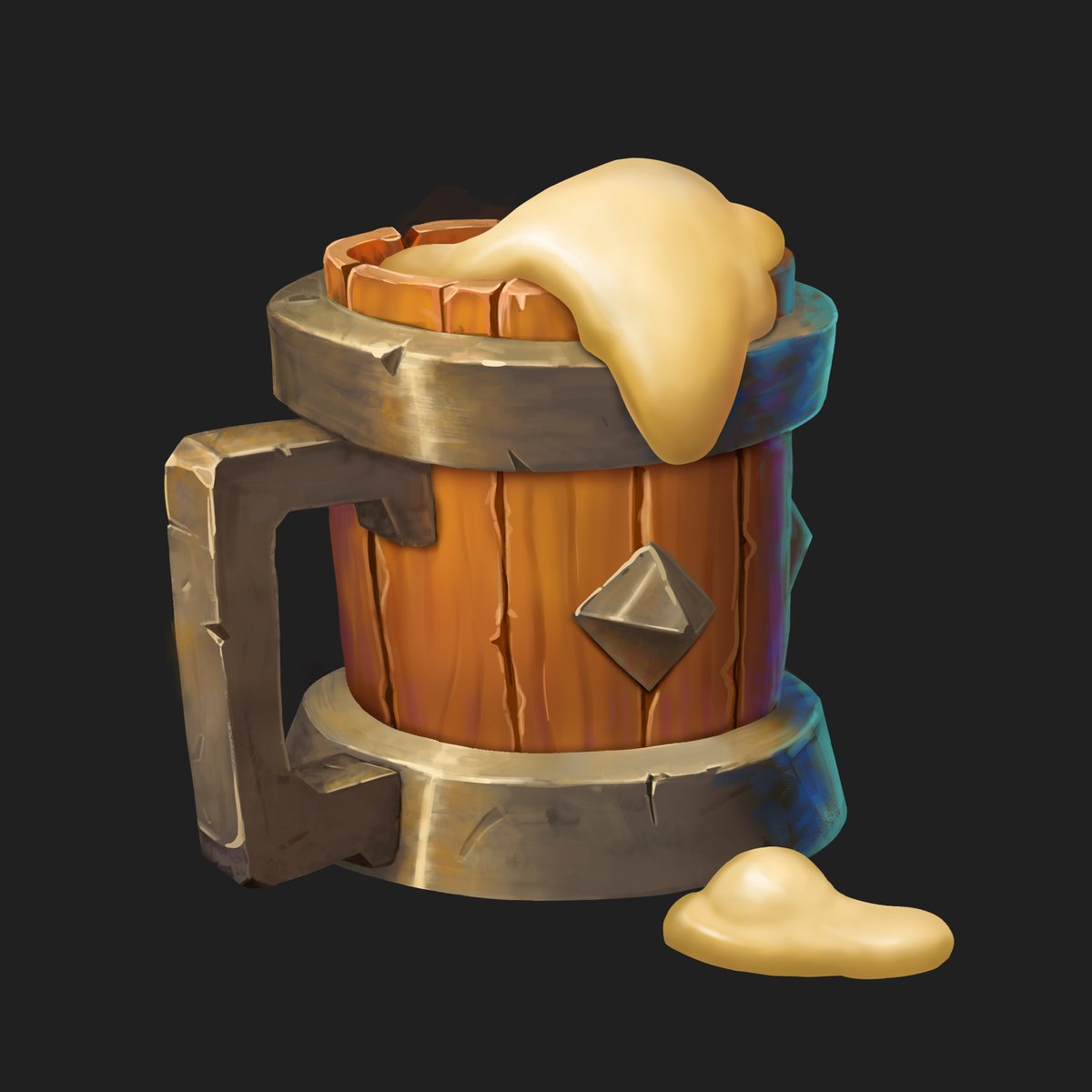 andrewleemurray's tweet image. Ale! I had fun chunking this mug out, and yearn for more opportunities for said chunking. If you know someone who&apos;s looking for such chunking skills, then please reach out!

#conceptart #visualdevelopment