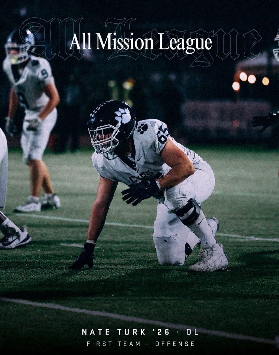 Honored to receive this recognition for Mission League 1st Team Offense. Appreciate the support from my teammates, coaches and parents. #C4L <a href="/LoyolaFB/">Loyola Football</a> <a href="/drewcasani/">Drew Casani</a> <a href="/rjpedroarias/">Rick Pedroarias</a> <a href="/CoachJimJackson/">Jim Jackson</a>