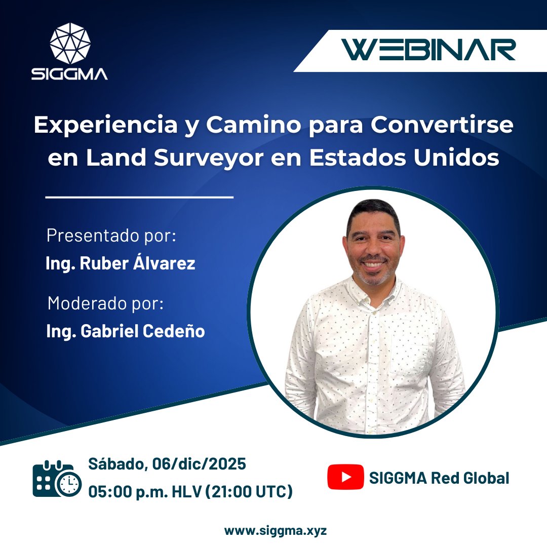 SIGGMA tiene el agrado de invitarle a nuestro próximo seminario web.

🗓 Sábado 06/diciembre/2025. 
⏰ HLV - 5:00 p.m. - 21:00 UTC. 
🔸 Plataforma: YouTube - SIGGMA Red Global. 

¡Suscríbete a nuestro canal y no te pierdas el estreno!