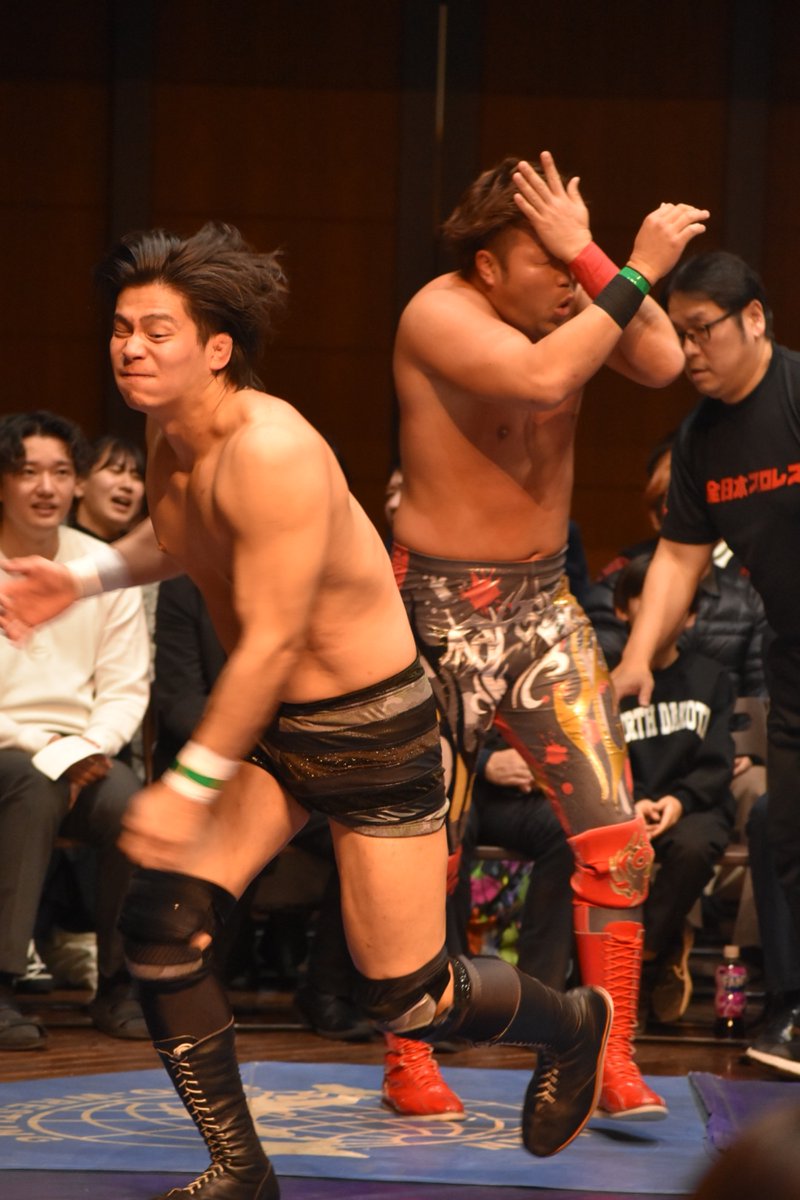 「世界最強タッグ決定リーグ戦2025」熊本市食品交流会館(フードパル熊本)寿司じじや presents11.28

#ajpw 
#安齊勇馬 
#宮原健斗