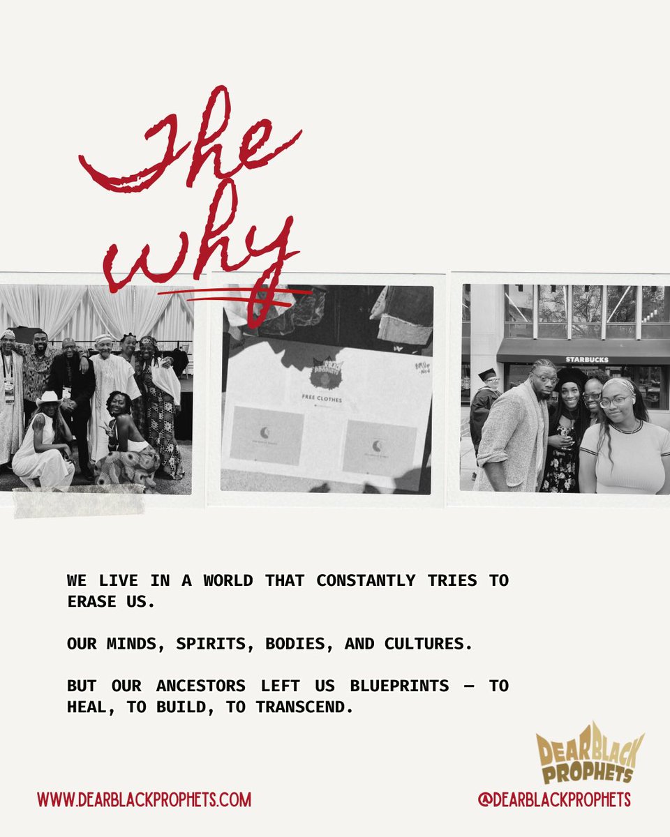 Dear Black Prophets, tweet media