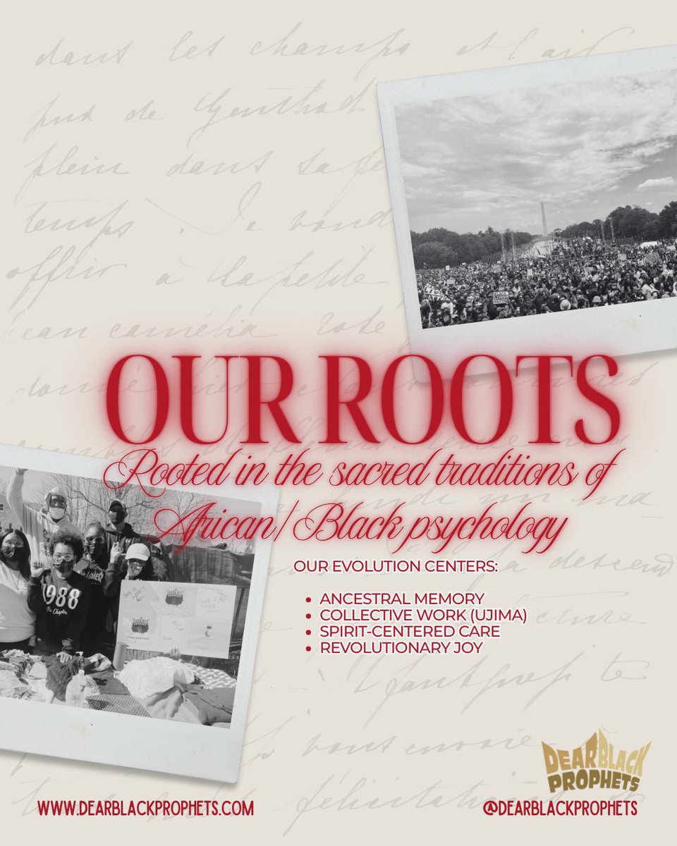 Dear Black Prophets, tweet media