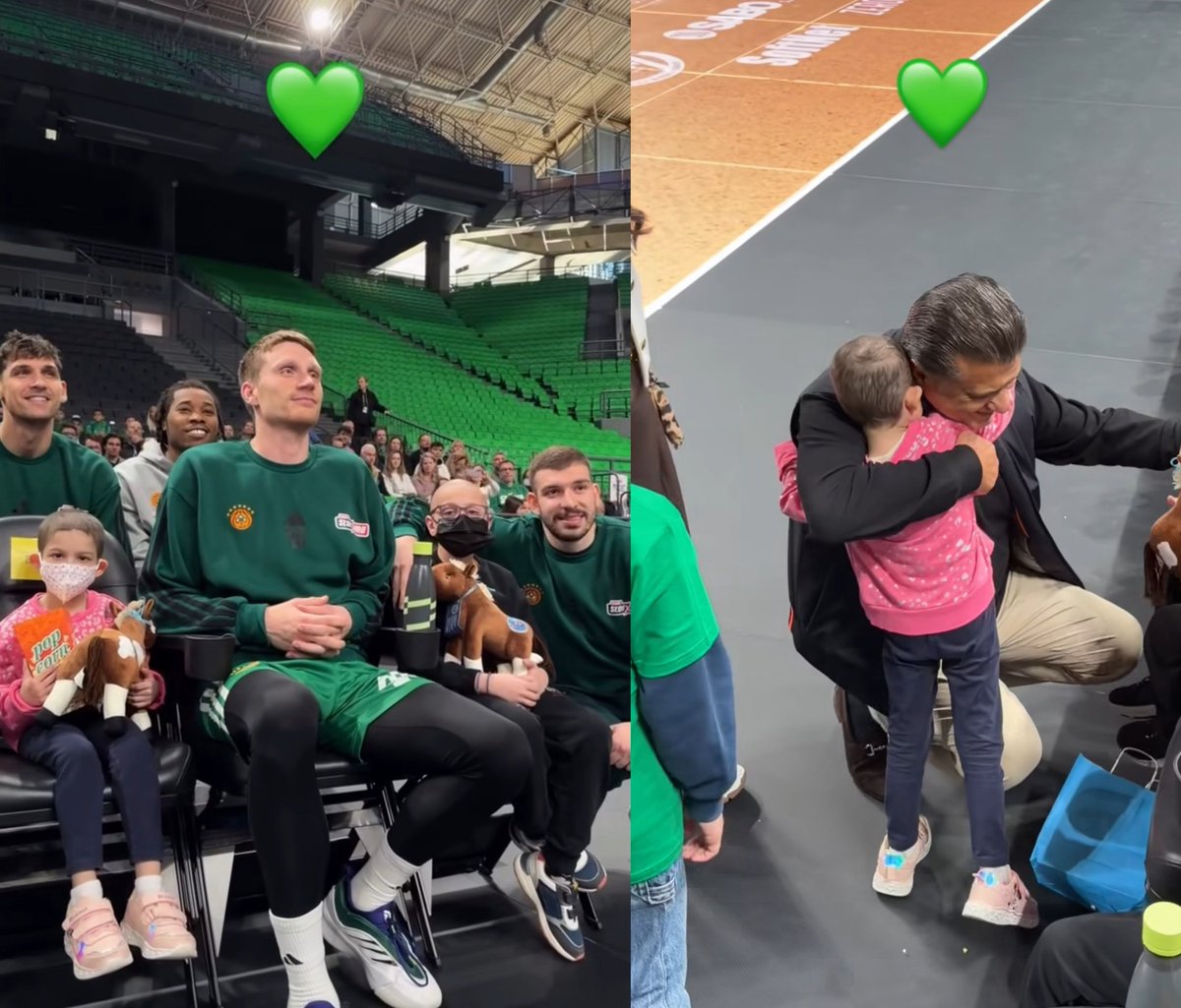 faih04's tweet image. Πόση περηφάνια για το σύλλογο αυτό 💚☘️ #paobc