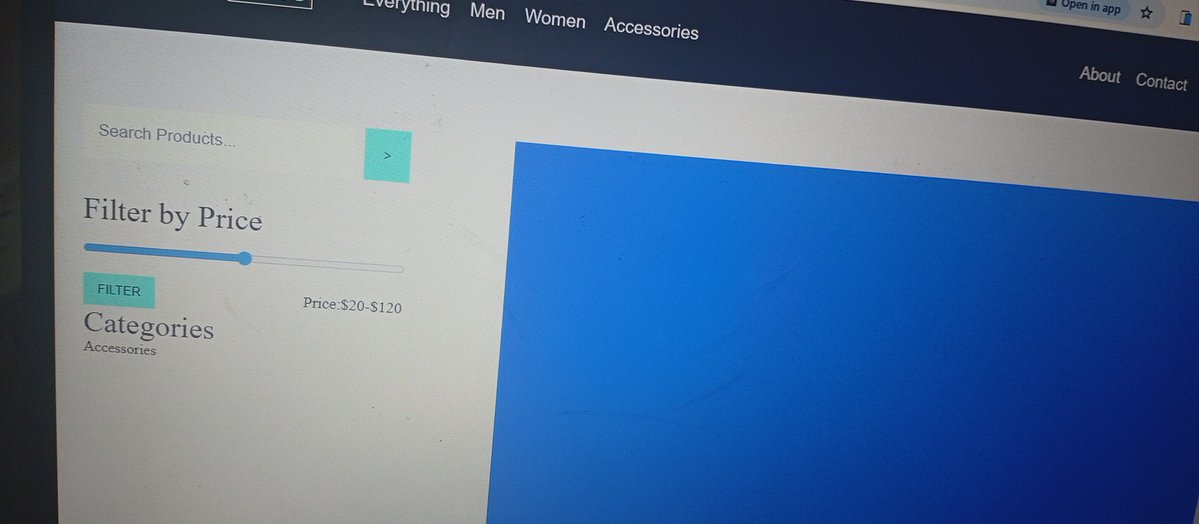 SirmonyD001's tweet image. Let&apos;s just do this page this night
And from monday, I&apos;ll add interactions to my project🤗🤗💯
Once hosted, I&apos;m opened for corrections and also compliment from una🥂👏
@webdesignerng #JavaScript #myProject #learningjourney