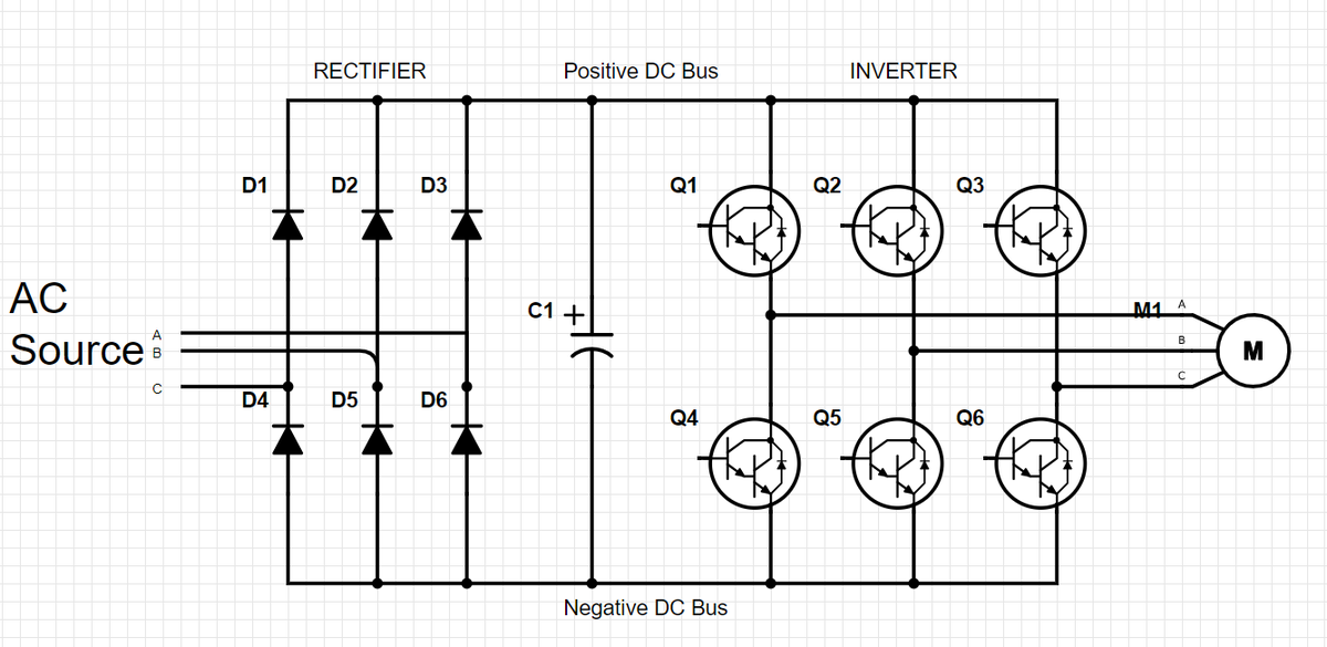 MakerIO's tweet image. What is a VFD (variable frequency drive) and how does it work?  

Find out here: bit.ly/3YGtQ1B 

#engineering #VFD