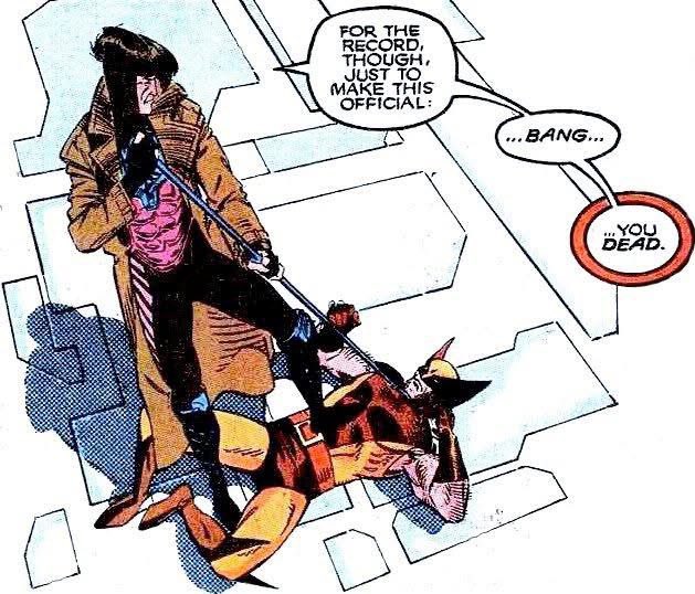 ChargedDeck's tweet image. Don’t y’all go underestimatin’ Gambit none.