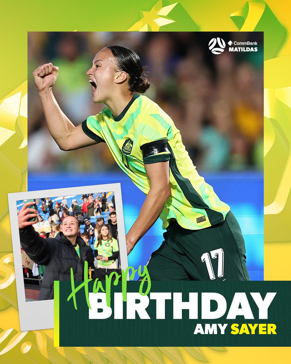 We've got a birthday in camp today! 🎉

Wishing <a href="/amysayer10/">Amy Sayer</a> a very Happy Birthday! 🥳

#Matildas