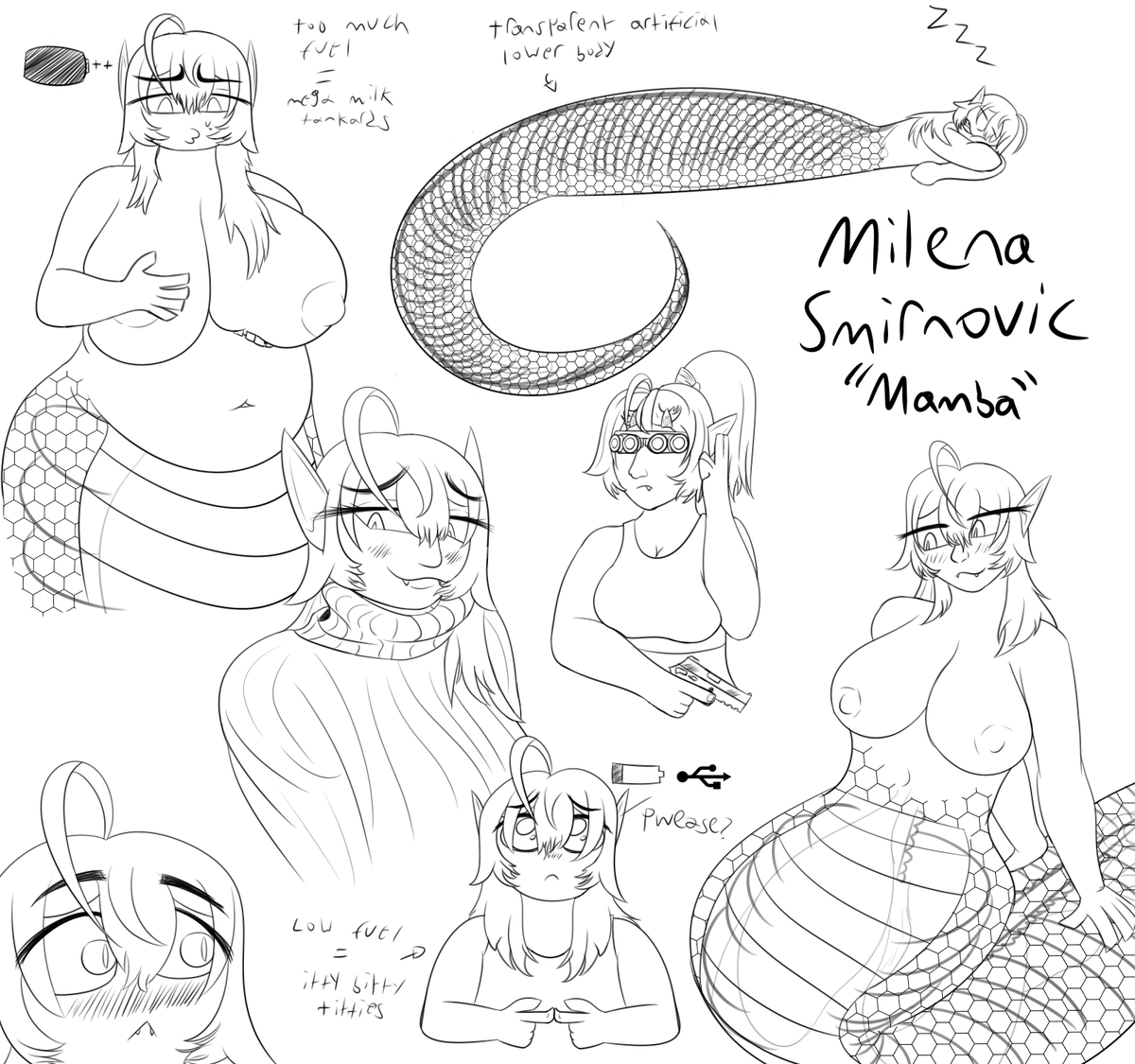 been workin on some design things~ revolving around a special operations team~ there's 6 so far with more come but got these two done far~ had to learn so much for both of them and the others aren't looking any easier XD