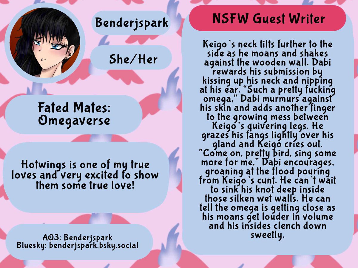 Hawk to a Flame: a DabiHawks Soulmate Zine tweet media