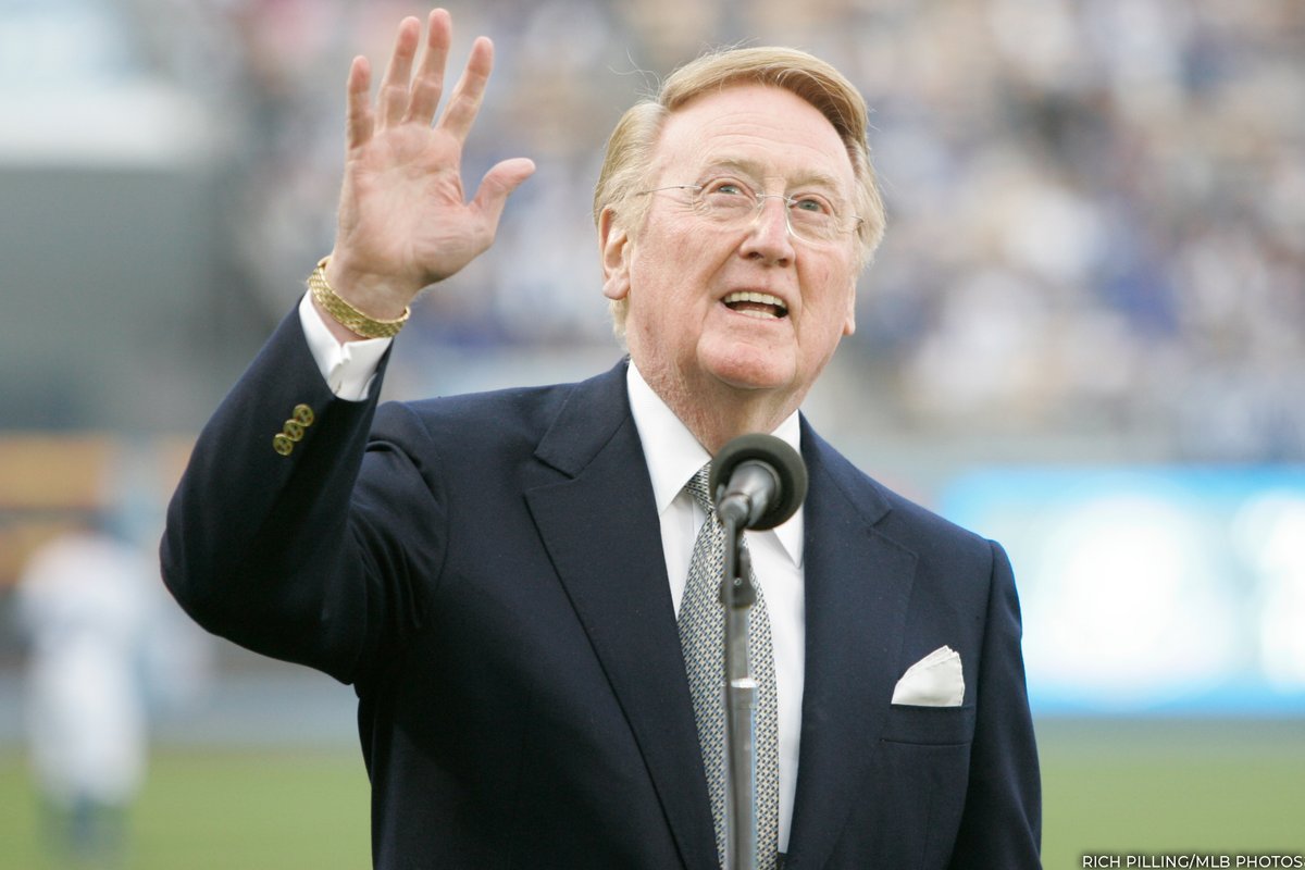 Vin Scully connected generations like few broadcasters before him, turning Brooklyn and Los Angeles <a href="/Dodgers/">Los Angeles Dodgers</a> baseball into pure poetry over 67 seasons.

The radio legend was born #OTD in 1927.