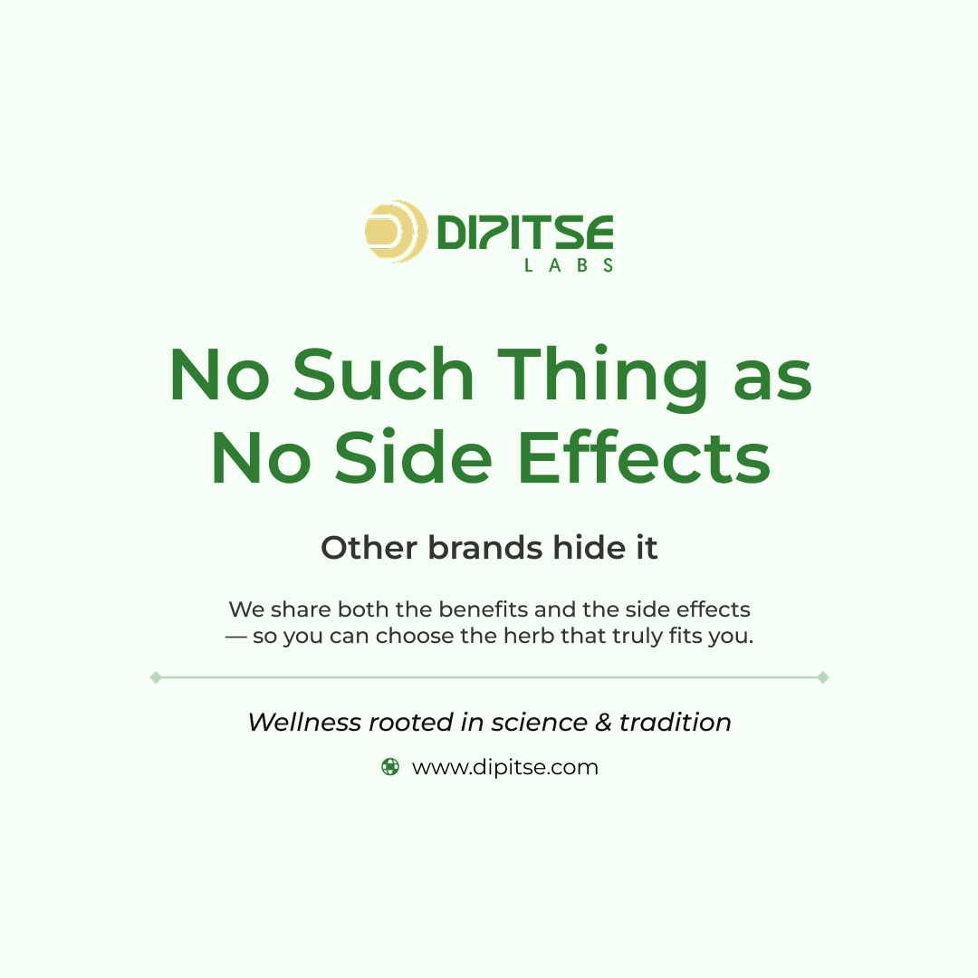 dipitselabs's tweet photo. No Such Thing as No Side Effects. 

Other brands hide it

We share both the benefits and the side effects, so you can choose the herb that truly fits you. 

Wellness rooted in science and tradition

https://t.co/JU2993XNY9 the Herbal Supplements Manufacturing Platform https://t.co/qRiKaGeMnR