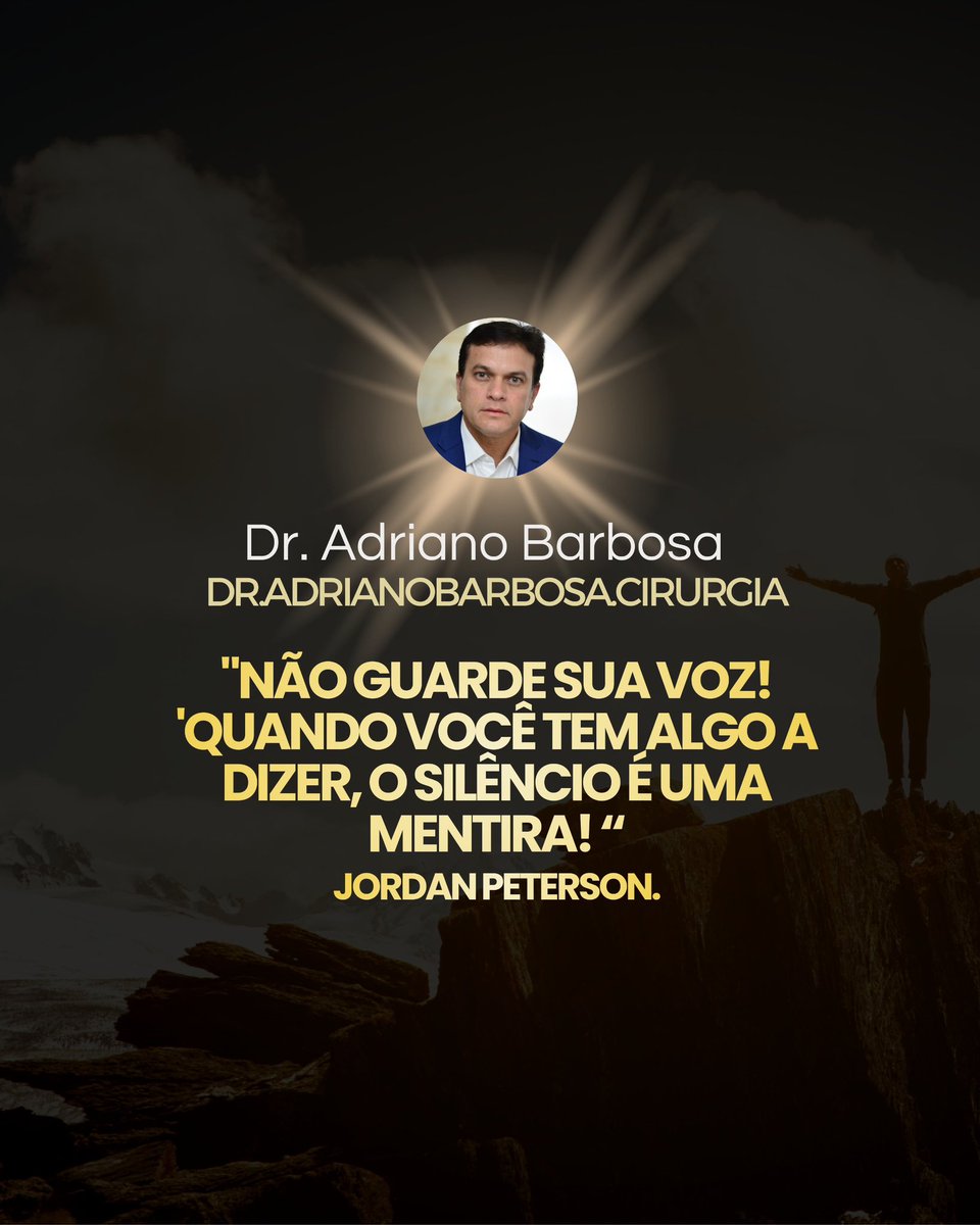 AdrianoCirurgia's tweet image. Compartilhe suas idéias e mude o mundo. 🗣️🌍 
#jordanpeterson #verdade #expression